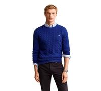 GANT Pullover Langarm Rundhals Kabelstrick beige