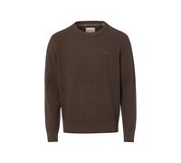 GANT Regular Fit Pullover aus Baumwoll-Woll-Mix in Dunkelbraun, Größe XL