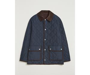 GANT Quilted Fleece Jacket Evening Blue Blau M