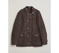 Gant Quilted Suede Jacket Black Brown Braun L