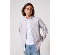 GANT - Classic Oxford-Hemd mit Streifen light taupe - Gr. - XXL