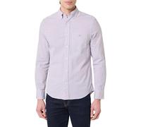 GANT Herrenhemd Regular Fit Poplin Micro Check Kariert Rot M