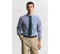 GANT Herrenhemd Poplin Stripe – Regular Fit, Langarm – College Blue, Größe L