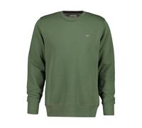 Sweatshirt GANT "REG SHIELD C-NECK SWEAT", Herren, Gr. M, dry herb grün, Sweatware, Obermaterial: 87% Baumwolle, 13% Polyester, regular fit hüftlang, Rundhals, elastischer Bund, Sweatshirts Sweatshirt