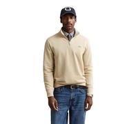 GANT Herren Shield Sweatshirt mit halblangem Reißverschluss (4XL) OAT BEIGE