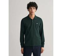 GANT Herren Shield Piqué Rugger (S) TARTAN Grün