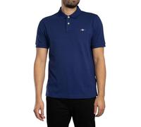 GANT Regular Fit Poloshirt Kurzarm blau