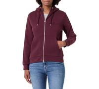 Gant Regular Fit Sweatjacke mit Logo-Stitching Modell 'Shield' in Bordeaux, Größe M