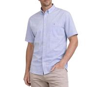 GANT - Gingham Classic Popeline Kurzarmhemd light blue - Gr. - L
