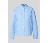 Gant Regular Fit Bluse mit Label-Stitching Modell 'ONEBUY' in Hellblau, Größe 42