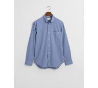 GANT - Regular Fit Classic Gingham Popeline Hemd college blue - Gr. - L