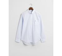GANT Herren Reg Poplin Gingham Shirt Klassisches Hemd, Light Blue, 3XL EU