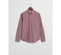 GANT - Regular Fit Classic Gingham Popeline Hemd plumped red - Gr. - L