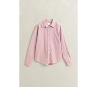 GANT - Regular Fit Classic Popeline-Bluse mit Streifen deep grape wine - Gr. - 42