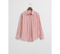 GANT Damen Regular Fit Classic Popeline Bluse mit Streifen (42)