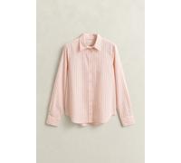 Langarmbluse GANT "REGULAR CLASSIC POPLIN STRIPE", Damen, Gr. 38, apricot pink, Web, Obermaterial: 100% Baumwolle, regular fit, Blusen (70322517-38) apricot pink
