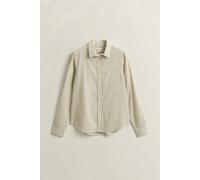 GANT Damen Regular Fit Classic Popeline Hemd mit Streifen (38) COUNTRY BEIGE