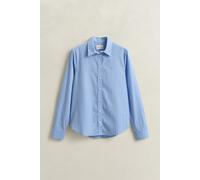 GANT - Regular Fit Classic Popeline Hemd mit Streifen hydrangea blue - Gr. - 42