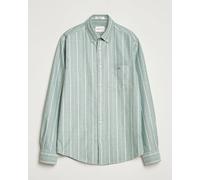 GANT Regular Fit Classic Striped Oxford Shirt Forest Green Grün L