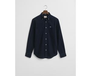 GANT - Regular Fit Cordhemd aus Baumwolle evening blue - Gr. - M