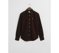 GANT - Regular Fit Cordhemd aus Baumwolle rich brown - Gr. - L