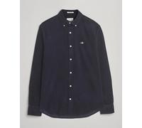GANT Regular Fit Corduroy Shirt Evening Blue Blau M