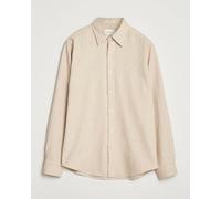 GANT Regular Fit Flannel Shirt Light Beige Melange Beige XXL