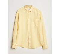GANT Regular Fit Garment Dyed Linen Shirt Dusty Yellow Gelb S