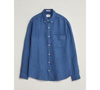GANT Regular Fit Garment Dyed Linen Shirt Vintage Blue Blau L