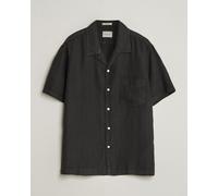 GANT Regular Fit Garment Dyed Resort Shirt Black Schwarz S