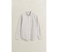 GANT Regular Fit Hemd Black Brown, Gestreift