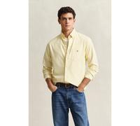 GANT Regular Fit Hemd gelb, Einfarbig