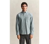 GANT Regular Fit Hemd grün, Einfarbig