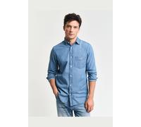 Gant Reg Indigo Bd Langarmhemd 2XL Semi Light Blue
