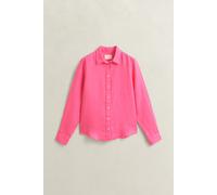 GANT Damen Regular Fit Leinen Bluse (42) BRIGHT FUSCHIA