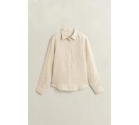 Gant Damen Bluse aus Leinen, beige, Gr. 36