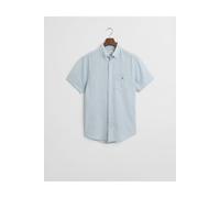 GANT - Regular Fit Baumwoll Leinen Hemd fresh blue - Gr. - XL