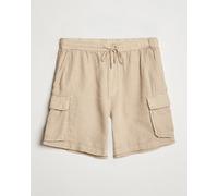 GANT Regular Fit Linen Cargo Shorts Concrete Beige Beige M