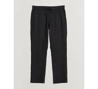 GANT Regular Fit Linen Drawstring Pants Black Schwarz S