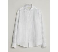 GANT Regular Fit Linen Striped Shirt White Weiß M