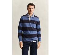 GANT Regular Fit Longsleeve Poloshirt Blue Horizon, Gestreift