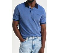 GANT Regular Fit Longsleeve Poloshirt Day Blue, Einfarbig