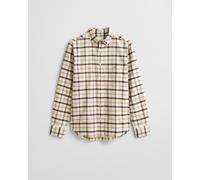 GANT - Regular Fit Oxford-Hemd mit Karomuster mahogany brown - Gr. - XXL