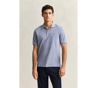 GANT Regular Fit Poloshirt Kurzarm blau
