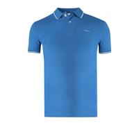 GANT Herren Poloshirt - TIPPING PIQUE RUGGER, Kurzarm, Knopfleiste, Logo, uni Blau (Rich Blue) 5XL