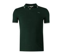 GANT Regular Fit Poloshirt Kurzarm Tartan Green