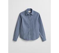 GANT Damen Regular Fit Popeline Bluse mit Streifen (40) FADED DENIM