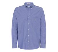Langarmhemd GANT "Regular Fit Popeline Hemd leicht strapazierfähig pflegeleicht", Herren, Gr. 4XL, N-Gr, college blau, Popeline, Obermaterial: 100% Baumwolle, regular fit hüftbedeckend, mit Knopf,Ärme