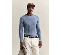 GANT Regular Fit Pullover blau, Einfarbig