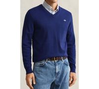 GANT Regular Fit Pullover dunkelblau, Einfarbig